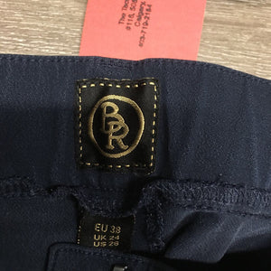 Full Seat Breeches *gc, faded, seam & waist puckers, undone seam stitching, seat: stains & rubs