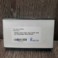"Malibu Polo Club" Key Chain, box *xc, scratches
