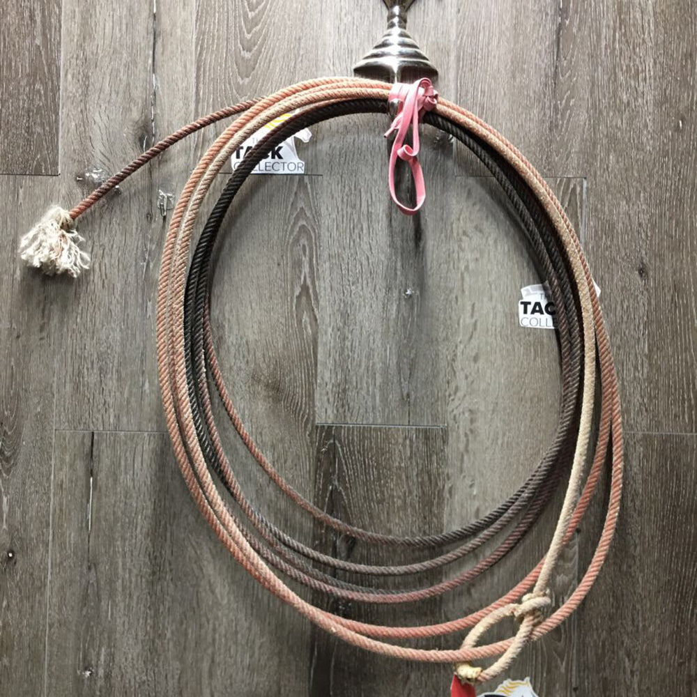 Lariat Rope *gc, frays, dirt, stains, rubs, faded