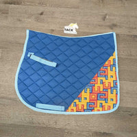 Thick Quilt Jumper Saddle Pad *gc, mnr dirt, stains, hair, fading, pilly, rubs