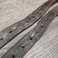 Soft Stirrup Leathers *fair, v.torn & peeled, split holes, residue, dents, rubs
