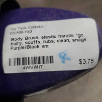 Body Brush, elastic handle *gc, hairy, scuffs, rubs, clean, snags
