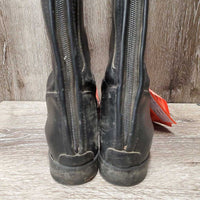 JUNIORS Pr Field Boots, zips, bling *gc, dirty, dusty, scuffs, scratches
