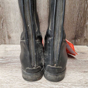 JUNIORS Pr Field Boots, zips, bling *gc, dirty, dusty, scuffs, scratches