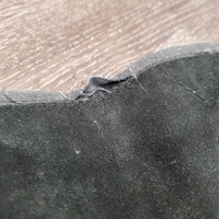 JUNIORS Suede Half Chaps *gc/fair, threads, rubs, faded, cobwebs, pilly/frayed edges