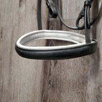 Rsd Padded Bridle, buckles *gc, mnr film, stiff, dry, creases, edge scrapes
