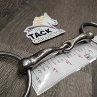 Western Curved Loose Ring Snaffle Bit *fair/gc, dirty, stains
