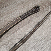 Narrow Standing Martingale *fair, NO Keeper, older, rubs, threads, film, v.stiff, dry
