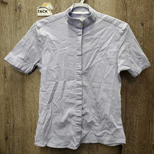 JUNIORS SS Show Shirt *No Collar, older, v.creased & crinkled, seam puckers