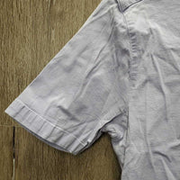JUNIORS SS Show Shirt *No Collar, older, v.creased & crinkled, seam puckers
