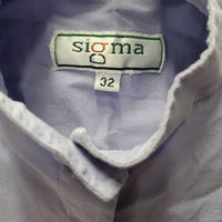 JUNIORS SS Show Shirt *No Collar, older, v.creased & crinkled, seam puckers
