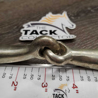 Thick Hvy Eggbutt Bit *gc, clean, stains, scratches, loose joints, residue