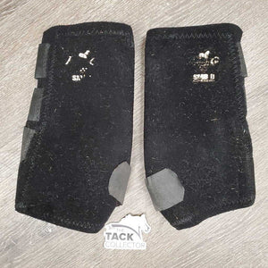 Closed Boots, velcro *gc, clean, residue, older, faded velcro, hairy, peeled logo, mnr threads