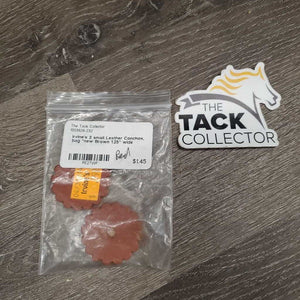 2 small Leather Conchos, bag *new