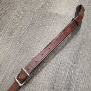 Elastic & Leather Breastplate *gc/fair, dirt, stains, film, xholes, dry, stiff, cracked holes, older, faded, discolored
