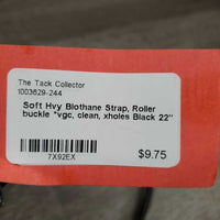 Soft Hvy Biothane Strap, Roller buckle *vgc, clean, xholes