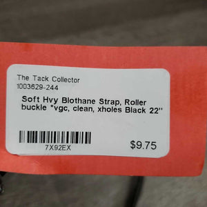 Soft Hvy Biothane Strap, Roller buckle *vgc, clean, xholes