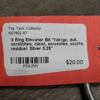 3 Ring Elevator Bit *fair/gc, dull, scratches, clean, scratches, scuffs, residue\
