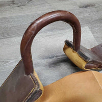 Leather Anti Cast Roller *xc, clean, older, mnr dirt, film, rubs & stains
