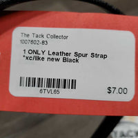 1 ONLY Leather Spur Strap *xc/like new
