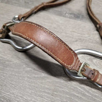 Kineton Noseband *gc, older, creases, scrapes, dry, rust, oxidized, stiff, xholes
