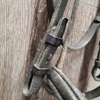 Rsd/Padded Bridle, Plain Reins *fair, v.rubbed, scrapes, dirty, dry, stiff, faded, scratches, twist