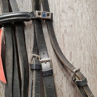 Rsd/Padded Bridle, Plain Reins *fair, v.rubbed, scrapes, dirty, dry, stiff, faded, scratches, twist
