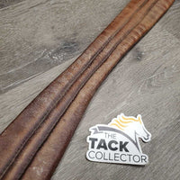 Narrow Leather Girth, 1x els *fair, older, stiff, dry, stains, creased, v.curled edge
