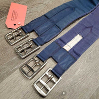 Cotton Web Girth *gc, older, clean, faded, rubs, pills, hairy seams

