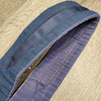Cotton Web Girth *gc, older, clean, faded, rubs, pills, hairy seams
