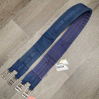 Cotton Web Girth *gc, older, clean, faded, rubs, pills, hairy seams
