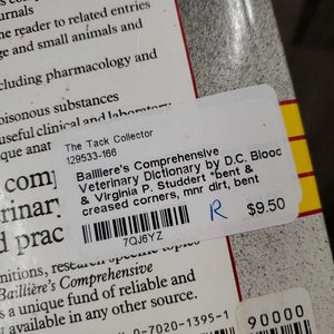 Bailliere's Comprehensive Veterinary Dictionary by D.C. Blood & Virginia P. Studdert *bent & creased corners, mnr dirt, bent edges