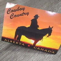 2x Blank Postcard "Alberta" *like new, creases, older
