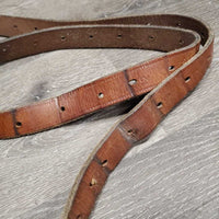 Pr Stirrup Leathers *gc, clean, v.dry, v.stiff, v.twisted, xholes, faded, creases