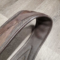 Padded Center Neoprene Girth, 1x els *fair, rust, dirt, hairy seams, rough/rubbed edges, faded, torn elastic edge
