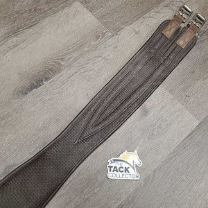 Padded Center Neoprene Girth, 1x els *fair, rust, dirt, hairy seams, rough/rubbed edges, faded, torn elastic edge