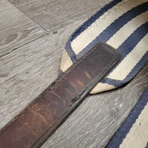 Canvas Web Blanket Surcingle, Foam Top *gc, older, scratches, stains, dirty, hair