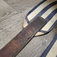Canvas Web Blanket Surcingle, Foam Top *gc, older, scratches, stains, dirty, hair
