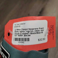 Closed Neoprene Front Boots, velcro *vgc/xc, clean, mnr threads & stains?
