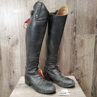 Field Boots, zips *gc, dirty, rubs, scuffs, faded R: thin/holey edges
