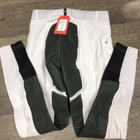 Full Seat Breeches *gc, dingy, seam puckers, discolored waist, stains