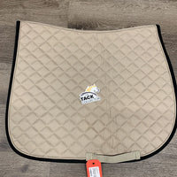 Quilt Jumper Saddle Pad, 1x piping *vgc, v. mnr dirt, stains, hair
