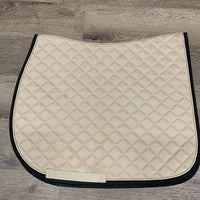 Quilt Jumper Saddle Pad, 1x piping *vgc, v. mnr dirt, stains, hair
