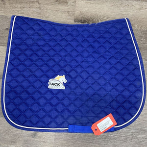 Quilt Jumper Saddle Pad, 1x piping *vgc, clean, mnr stains, hair, rubs, light fading threads