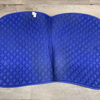 Quilt Jumper Saddle Pad, 1x piping *vgc, clean, mnr stains, hair, rubs, light fading threads
