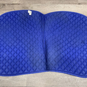 Quilt Jumper Saddle Pad, 1x piping *vgc, clean, mnr stains, hair, rubs, light fading threads