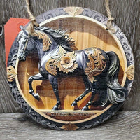 Decorative Horse Hanger, rope *new
