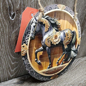 Decorative Horse Hanger, rope *new