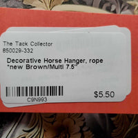 Decorative Horse Hanger, rope *new
