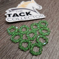 10 Beaded - Bling Braiding Elastics *new